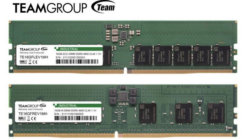 Компания TeamGroup представила модули памяти DDR5 для промышленных серверов