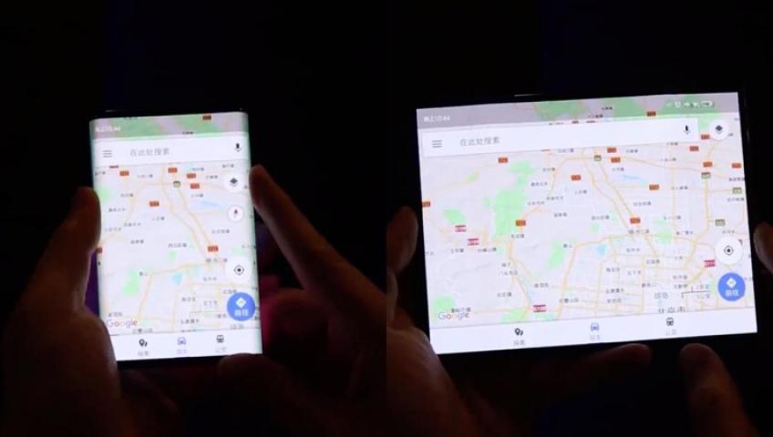 «Гибкий» планшет Xiaomi показали на «живом» видео
